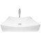 Novatto White Porcelain Vessel Sink Combo with Brushed Nickel Faucet, Drain and Sealer NSFC-01141116BN - alternate 3